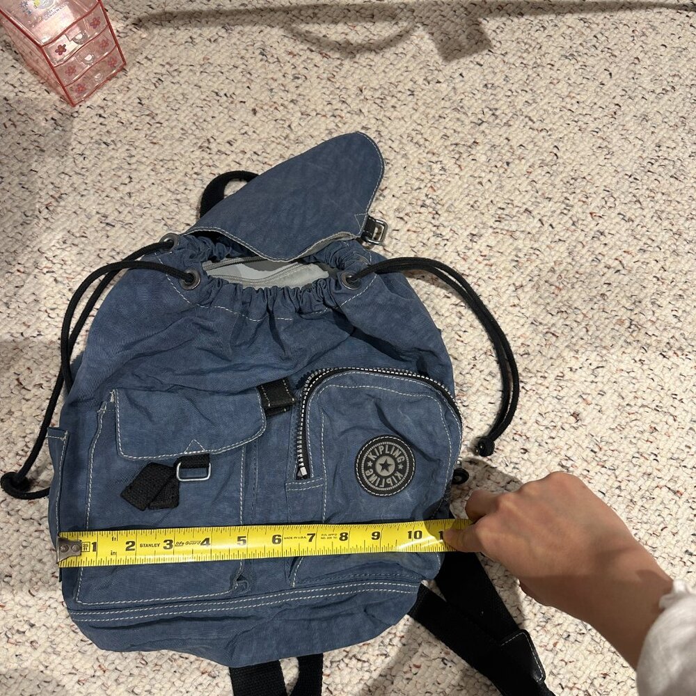 Kipling Vintage Nylon Drawstring Backpack - image 4